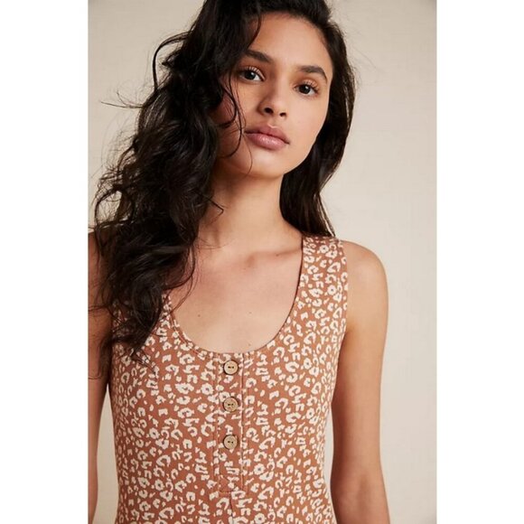 💕ANTHROPOLOGIE💕 Saturday/Sunday Leopard Jumpsuit ~ Leopard Print XL - Picture 5 of 13